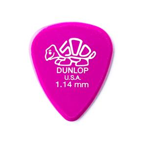 Palheta Dunlop Delrin 1,14mm Rosa 12 Unidades
