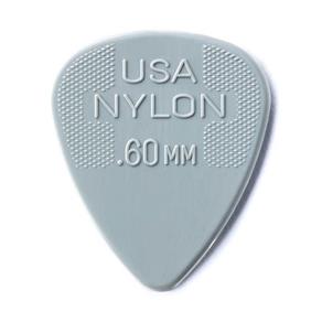 Palheta Dunlop Nylon Standard 0,60mm - Cinza Claro