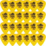 Palheta Dunlop Tortex .73mm Amarela P/ Guitarra - Kit com 24 Unidades