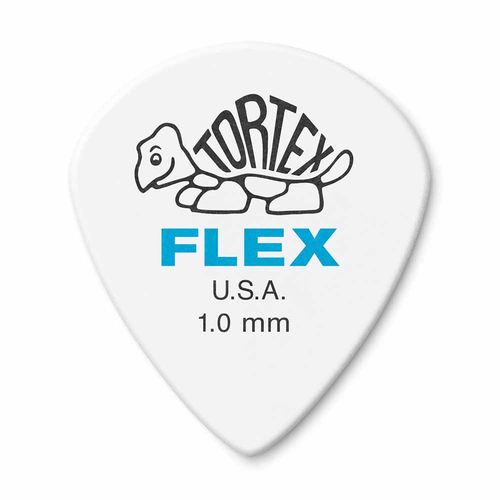 Palheta Dunlop Tortex Flex Jazz Iii 1,00 Mm com 12 Unidades