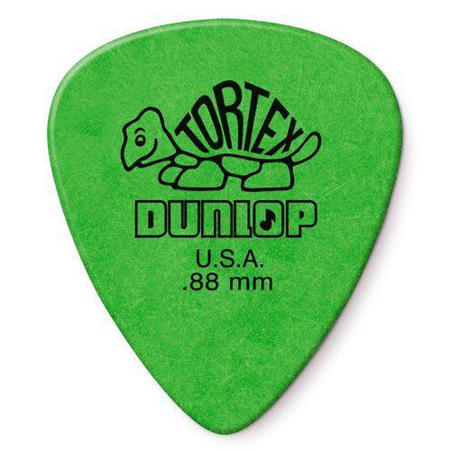 Palheta Dunlop Tortex Verde 0,88 Mm
