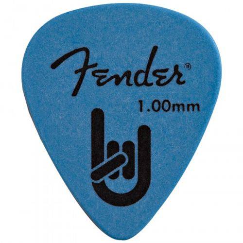Palheta Fender Rock-On Touring 1.00mm Azul