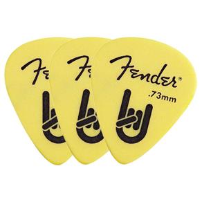 Palheta Fender Rock-On Touring Pick 0.73 Média 72 Unidades