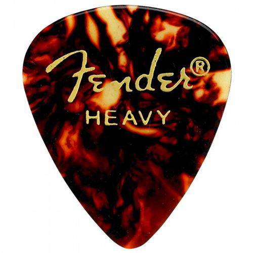 Palheta Fender Shell Tortoise Heavy