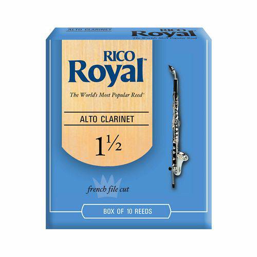 Palheta P/ Clarone Alto Rico Royal #1.5 (cx C/ 10 Un)