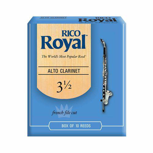 Palheta P/ Clarone Alto Rico Royal #3.5 (cx C/ 10 Un)
