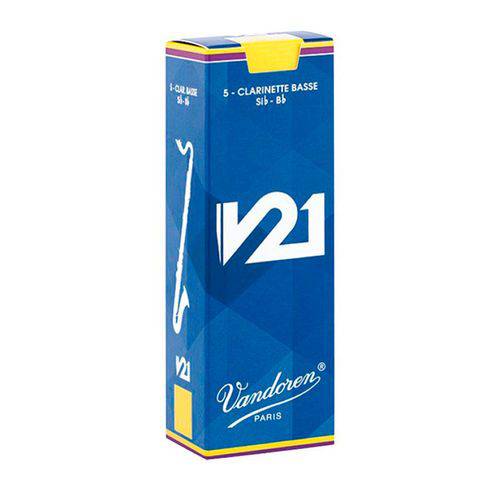 Palheta para Clarone Baixo Vandoren V21 #3 (cx C/ 5 Un) #2220-170-12-V21