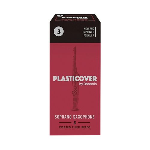 Palheta para Sax Soprano Plasticover N 3 Caixa com 5 Unidades