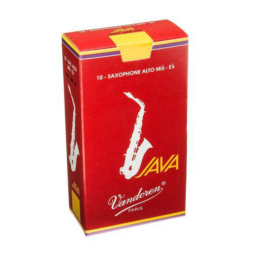 Palheta para Saxofone Alto Vandoren Java Red #2 #2110-150-12-T