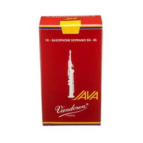 Palheta para Saxofone Soprano Bb - Si Bemol Vandoren Java Red #2 #2100-150-12-T