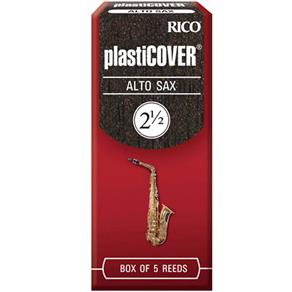 Palheta Plasticover Alto Sax 2.5 Rico Rrp05asx250 C/ 5 Unidades