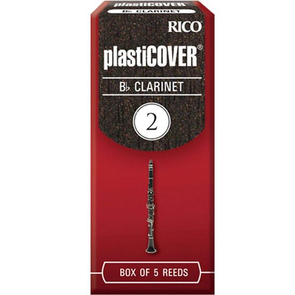 Palheta Plasticover Clarinete Bb 2 Rico Rrp05bcl200 C/ 5 Unidades