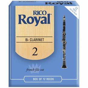 Palheta Rico Royal Clarinete Bb Rcb1220 C/ 12 Unidades