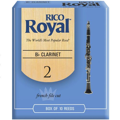 Palheta Rico Royal Clarinete Bb 2 Rcb1020 C/ 10 Unidades