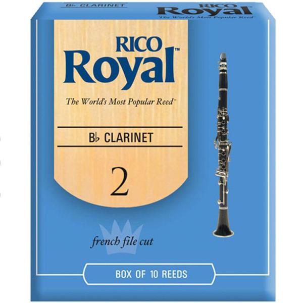 Palheta Rico Royal Clarinete Bb 2 Rcb1020 C/ 10 Unidades