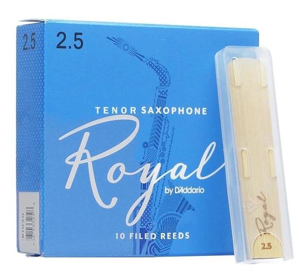 Palheta Rico Royal Saxofone Tenor 2.5 RKB1025 10 Unidades