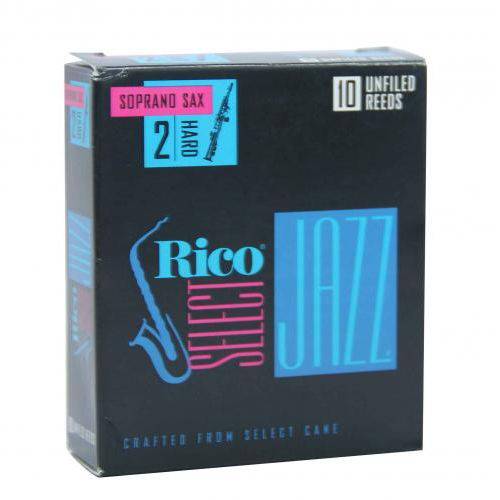 Palheta Rico Select Jazz Filed Sax Soprano 2 Hard
