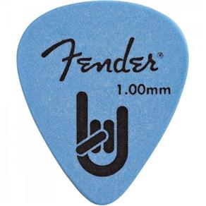 Palheta Rock-On Touring Pick 1.00 Grossa Azul Fender
