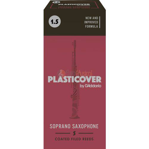 Palheta Sax Soprano Plasticover 1.5 - Unitario