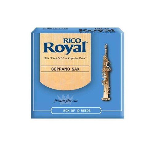 Palheta Sax Soprano Rico Royal (Unitário) 2,0