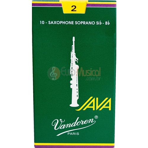 Palheta Sax Soprano Vandoren 2 Java - Unitario