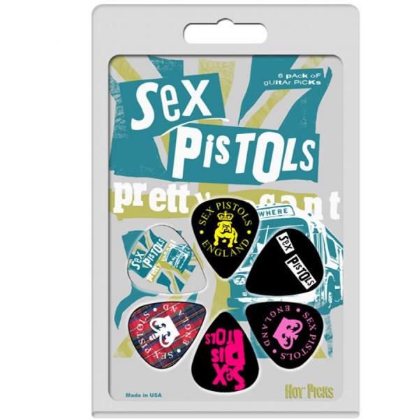 Palheta Sex Pistols 6 Unidades 6Seprcs01 Hot Picks