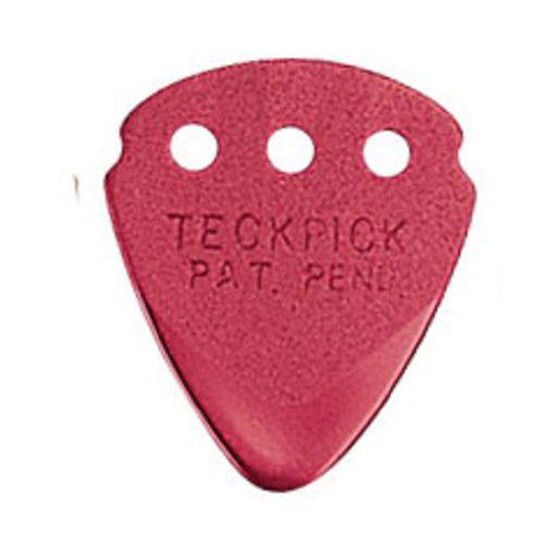 Palheta Teckpick Aluminio Vermelha Pacote 12 Dunlop