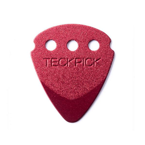 Palheta Teckpick Aluminio Vermelha Pacote com 12 Dunlop