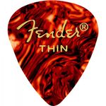 Palheta Tradicional 351 Fina Shell Fender (144 Un)