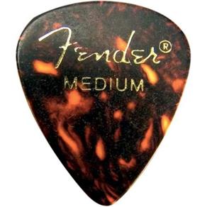 Palheta Tradicional Shell Medium Fender