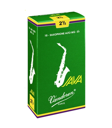 Palheta Vandoren Java Sax Alto N2,5 Caixa com 10 Unidades