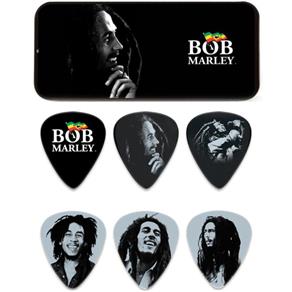 Palhetas Dunlop Bob Marley Silver Portrait 6 Unidades