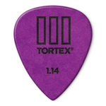 Palhetas Dunlop Tortex III 1,14mm 12 Un – Roxa