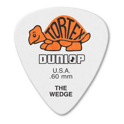 Palhetas Dunlop Tortex Wedge 0,60mm – 12 Palheta