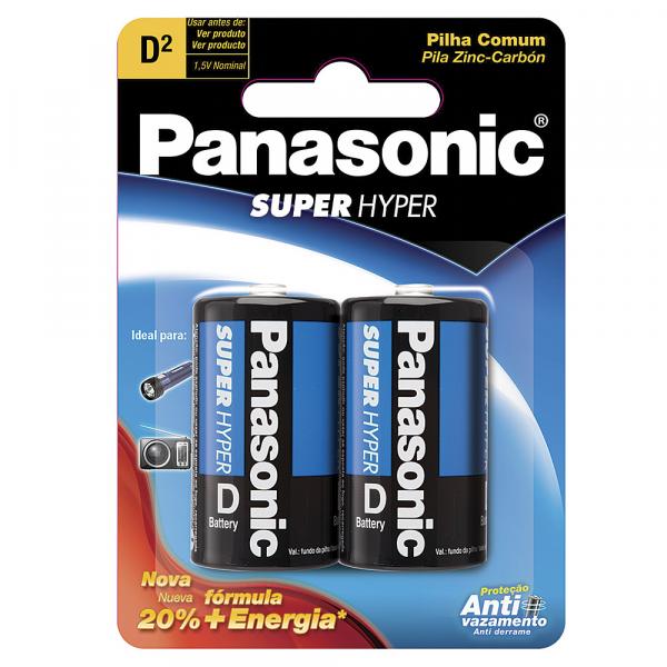 Panasonic Pilha Super Hyper Grande com 1SHS 2 Unidades