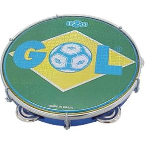 Pandeiro de 10´´ Pele Brasil Gol Izzo
