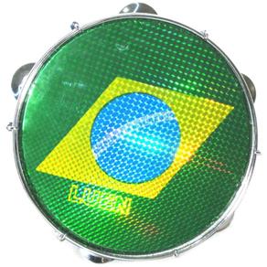 Pandeiro Luen 10 ABS Amarelo Brasil 40066AM/BDS