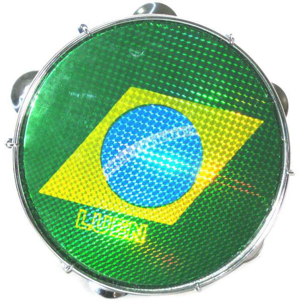 Pandeiro Luen 10 ABS Amarelo Brasil 40066AM/BDS
