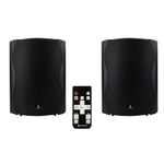 Par de caixas acústicas Preta Ativa + Passiva com Bluetooth de 6 polegadas e 120W RMS | Frahm | KIT PS PLUS BT 6
