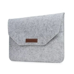 Para Macbook / iPad Pro de 15,4 polegadas Air 13,3 / 11,6 polegadas simples cor sólida Laptop Notebook armazenamento caso Proteção Bag Bolsa