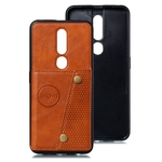 Para OPPO F11 pro PU Leather Flip Suporte à prova de choque Cell Phone Case Capa Duplo Buckle Anti-pó com cartão Slots de bolso