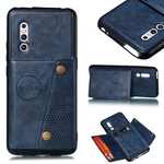 Para VIVO X27 telefone celular caso PU Leather Flip Stand Case Wallet à prova de choque duplo fivela com cartão de Slots