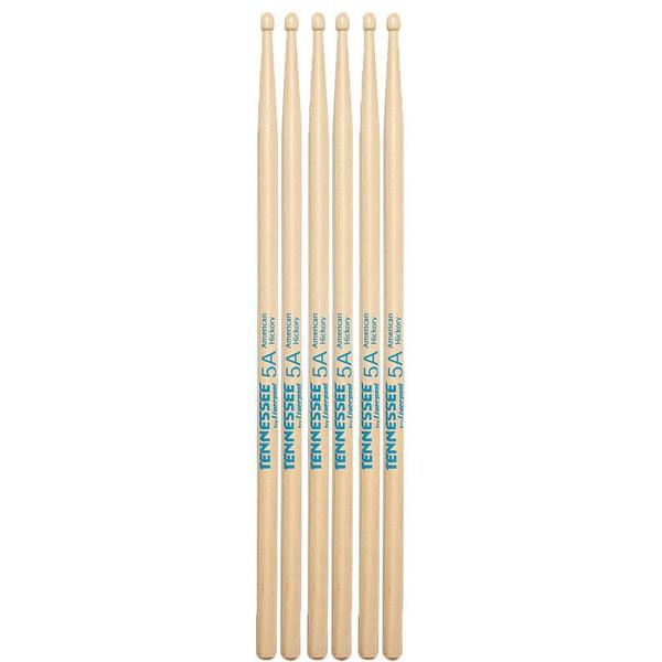 3 Pares Baqueta Liverpool Tennessee 5A American Hickory