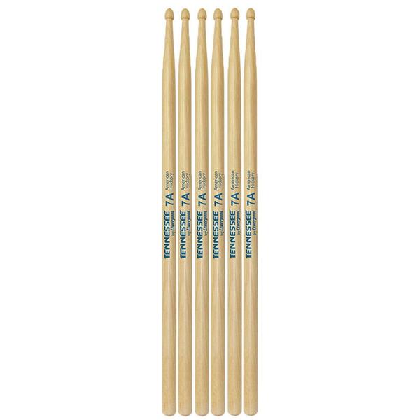 3 Pares Baqueta Liverpool Tennessee 7A American Hickory
