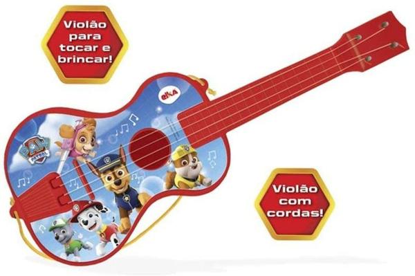 Patrulha Canina Violão Infantil 50 Cm Original - Elka 1143