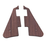 2pcs guitarra elétrica pickguard jacarandá escudo guardas de madeira acessórios para instrumentos musicais