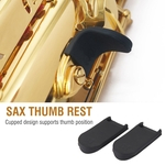 2Pcs Rubber Saxophone Thumb Rest Gel Cushion Pad Cover For Sax Thumb Hook Finger