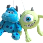 2pcs/set 20cm Funny Inc Mike Wazowski+James P. Sullivan Plush Toy for Kids Gift