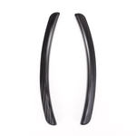 2pcs / set tiras de fibra de carbono Fender roda sobrancelha decorativa Arco de borracha Adesivos 25 centímetros