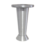Pé Alumínio Escovado Regulável 125 mm 21Reg [ 20002104 ] - Alvorada